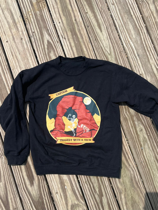 Dancing Skeleton Crew Neck Sweatshirt